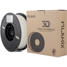 Resim Filamix Pla+ İnci Beyazı Filament 1,75mm 1kg - Bisiparisver 