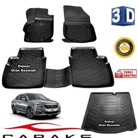 Resim Peugeot 301 3D Havuzlu Paspas+ Bagaj Havuzu 2012-2020 Arası N11.32432 