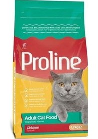 Resim Pro Line Kısırlaştırılımş Tavuklu Yetişkin Kedi Maması 1200 G 