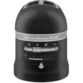 Resim KitchenAid 5KMT2204EBK Artisan 2 Yuvalı Ekmek Kızartma Makinesi Cast Iron Black 