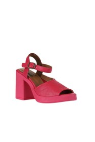 Resim Bueno Shoes Fuşya Deri Kadın Topuklu Sandalet 01wy12303 