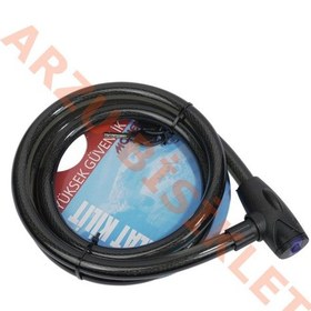 Resim Halat Kilit Dolamalı 20 X 200 Cm Siyah Başlık Halat Killit 