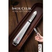 Resim Inox Soyacak Sebze Soyacağı Kabak Dolma Oyacağı 2 Li Set 