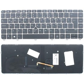 Resim Hp EliteBook 840 G3 G4 Serisi Işıklı Notebook Klavyesi Siyah TR 