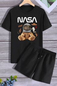 Resim trendypassion Nasa Şort T-shirt Eşofman Takımı 