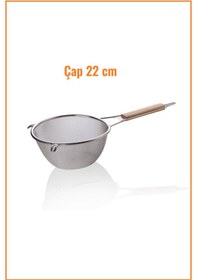 Resim Ahşap Saplı Süzgeç / 22 Cm 