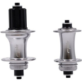 Resim Shimano Raptor Ön/arka Göbek Seti Qr+sokma Mil 8-11v 32d C.lock Gri 220240 Siyah 