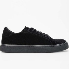 Resim Tamer Tanca Erkek Hakiki Deri Siyah Süet Sneakers & Spor Ayakkabı 804 649 Erk Ayk Sk23/24 Sıyah Suet Siyah 