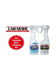 Resim Car News Jant ve Motor Temizleyici Set 