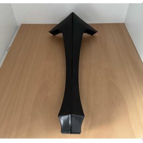 Resim Mobilya Masa Sehpa Ayağı Puf Lükens Siyah Plastik Sehpa Ayağı 40x16x16 Cm 1 Adet 