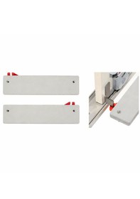 Resim Ayrıntıshop Sürgü Dolap Kapak Freni Hız Ayarlı Yavaşlatıcı Mekanizma Gri 