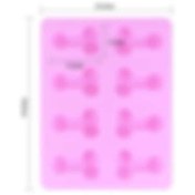 Resim Red Fox Çikolata, Jöle Ve Buz İçin Penis Şeklinde Silikon Kalıp 