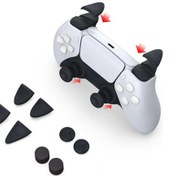 Resim 8 Adet L2 R2 Tetik Düğmesi + Sony PS5 Gamepad İçin Rocker Cap 