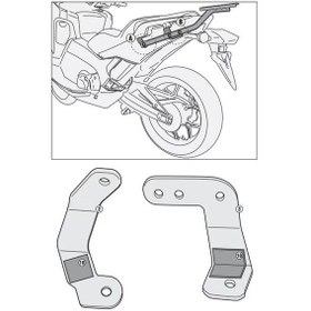 Resim Gıvı 1127fz Honda Integra 750 14-15 Arka Çanta Taşıyıcı Tek Renk 