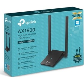 Resim Tp-lınk Archer Tx20u Plus Ax1800 Wı-fı 6 Kablosuz Usb Adaptor 