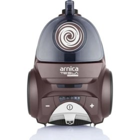 Resim Arnica Güçlü Emiş ve Turbo Başlık Donanımlı Toz Torbasız Elektrikli Süpürge Yıkanabilir Hepa Filtreli Ultra Sessiz Tasarım 