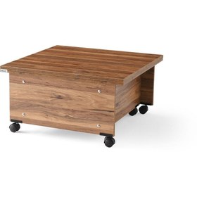 Resim SİVAS GÖZDE MOBİLYA Ekonomik Akıllı Sihirli Tekerlekli Orta Sehpa 75x75cm 