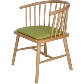 Resim Omurga Pro Döşemeli Ahşap Sandalye Yeşil 
