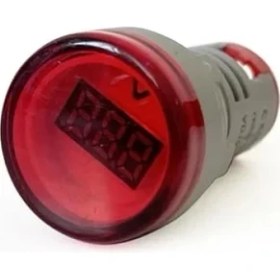 Resim Hakay Dijital Voltmetre 22MM Ac 60-500V LED Kırmızı Işık 