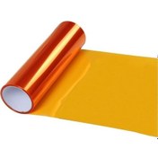 Resim Turuncu Transparan Far Filmi 30 Cm X 1 Metre 