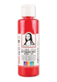 Resim Südor Mona Lısa Sıvı Yapıştırıcı Slıme 70 Ml. Kırmızı 