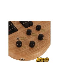 Resim Cort Ab5dlx As Opn Bas Gitar Actıon 5 Telli (Delux ) Swamp Ash 