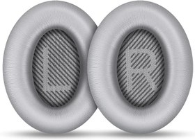 Resim NovStrap Bose QuietComfort QC35 ii QC35 QC25 QC15 QC2 AE2 AE2i AE2w ile Uyumlu Kulaklık Süngeri Pedi GÜMÜŞ 
