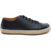 Resim Greyder 18483 Siyah Hakiki Deri Erkek Sneaker Ayakkabı-991 Siyah 