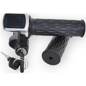 Resim Gaz Kolu Takım Kilitli Şarj Göstergeli - 3 Tekerlekli Uyumlu - 