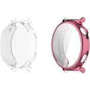 Resim 2 adet TPU Saat Kılıfı - Dayanıklı Silikon Tampon Ekran Koruyucu Huawei GT5 Pro/GT5/GT4/GT3 için, Şeffaf ve Pembe Seçenekler, Akıllı Saat Aksesuarı, Giyilebilir Aksesuar | Şık Akıllı Saat Kapak 