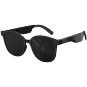 Resim Mufunye Akıllı Kablosuz Bt5.0 Kulaklık Müzik Gözlükleri Açık Hava Bisiklet Sporları Kulaklığı Naylon Lens Sabit Eşleştirme Dahili Hoparlör Siyah 