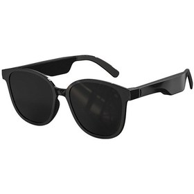 Resim Mufunye Akıllı Kablosuz Bt5.0 Kulaklık Müzik Gözlükleri Açık Hava Bisiklet Sporları Kulaklığı Naylon Lens Sabit Eşleştirme Dahili Hoparlör Siyah 