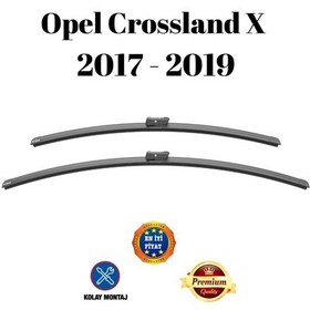 Resim Opel Crossland X 2017 2018 2019 Uyumlu Araca Özel Ön Cam Muz Tipi Silecek Süpürgesi Takımı 65/40cm 2li Set Silbak 