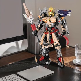 Resim Mekanik Yapı Seti, 1650 Parça, Hareketli Savaşçı Robot 