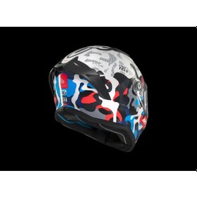 Resim Mt Helmets Mt Stınger Yozu A7 Motosiklet Kaskı Mavi Beyaz 