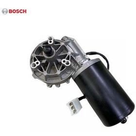 Resim Bosch 24v Silecek Motoru Büyük Tip (DÜZ FREZE 16 MM) (SOKETLİ 5 FİŞ) (L) Mercedes Otobüs 303 