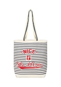 Resim Simplee Living Kumaş Plaj Çantası - Nice Çok Renkli 