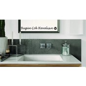 Resim Ayna Dekorasyon Sticker- Bugün Çok Havalısın 40cmx4cm 