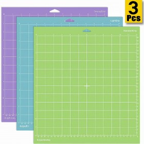 Resim 3 Adet Yapışkanlı Kesim Matı Maker 3/Explore 3/One/Air 2/Air için - 30,48x30,48 cm Yapışkan Kesim Matı, DIY El Sanatları ve Projeler için Hediye, El Sanatları için Kesim Matları, Proje Malzemeleri, El Sanatları Malzemeleri, Hassas Kesim Pedi, Kaymaz Yüzey, Uzun Ömürlü Mat, PVC Malzeme, Dilimleme Pedleri, Hobi Araçları 