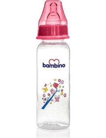 Resim Bambino 0+ Ay Standart PP Biberon 250 ML - Pembe 