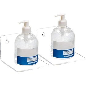 Resim Suntek 2x Banyo Küçük 10cm Şeffaf Akrilik Yüzer Duvar Rafı Diğer 