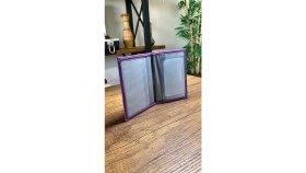 Resim Efe Deri Dikişli Araç Ruhsat Kılıfı Kabı Ruhsatlık Ruhsat Koruyucu 