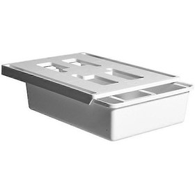 Resim Ganzhoushop Masa Altında Gizli Klasör Alet Kalem Kırtasiye Çeşitli Eşyalar Saklama Kutusu Çekmece Tutucu 