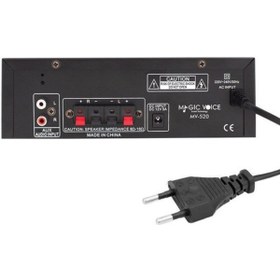 Resim MagicVoice Mv-520 2x15watt Usb/sd/bluetooth Trafosuz Anfi 