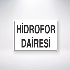 Resim Reysa Tasarım Hidrofor Dairesi 21x35 Arkası Arkası Yapışkanlı Sticker 