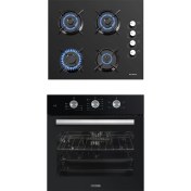 Resim Kumtel Siyah 2 Li Set (B66-SF2(MT) + KO-40TAHDF) 