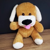 Resim Sevimli Peluş Oyuncak Köpek 