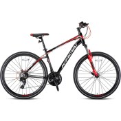Resim Kron Tx 100 V-Fren 28 Jant 21 Vites 18 Inç Bisiklet 2022 Model Siyah-Kırmızı 