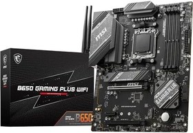 Resim Msi B650 GAMING PLUS WIFI AMD B650 AM5 Soket DDR5 6000(OC) MHz ATX Anakart 