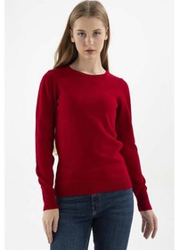 Resim Fashion Friends Kadın Bisiklet Yaka Kazak 23k0245k1 Bordo 